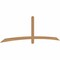 Ekena Millwork Bellingham Timber Gable Bracket, Western Red Cedar, 108"W x 31 1/2"H x 1 1/2"D x 3 1/2"F, 7/12 Pitch GBW108X31X0204BEL00SWR - alternate 4